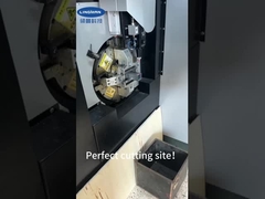 شاك ليزر F130 CNC الدوائر الكهربائية المضغوطة شاك مع 4 فكي لجهاز قطع ليزر الأنابيب